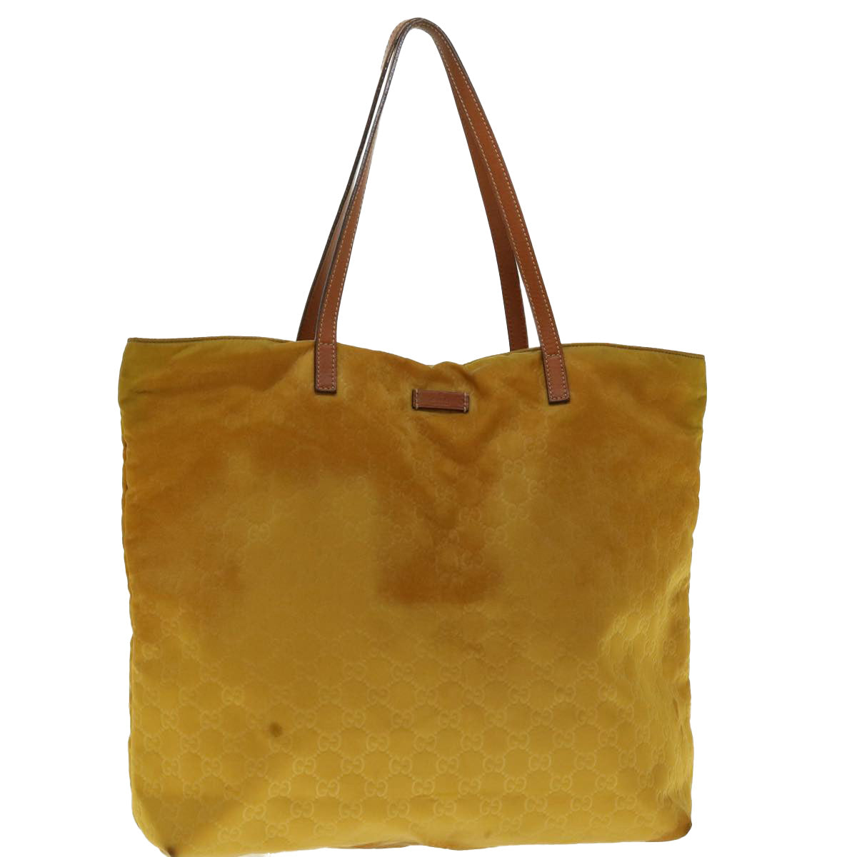 GUCCI GG Canvas Tote Bag Yellow 295252 ar9227