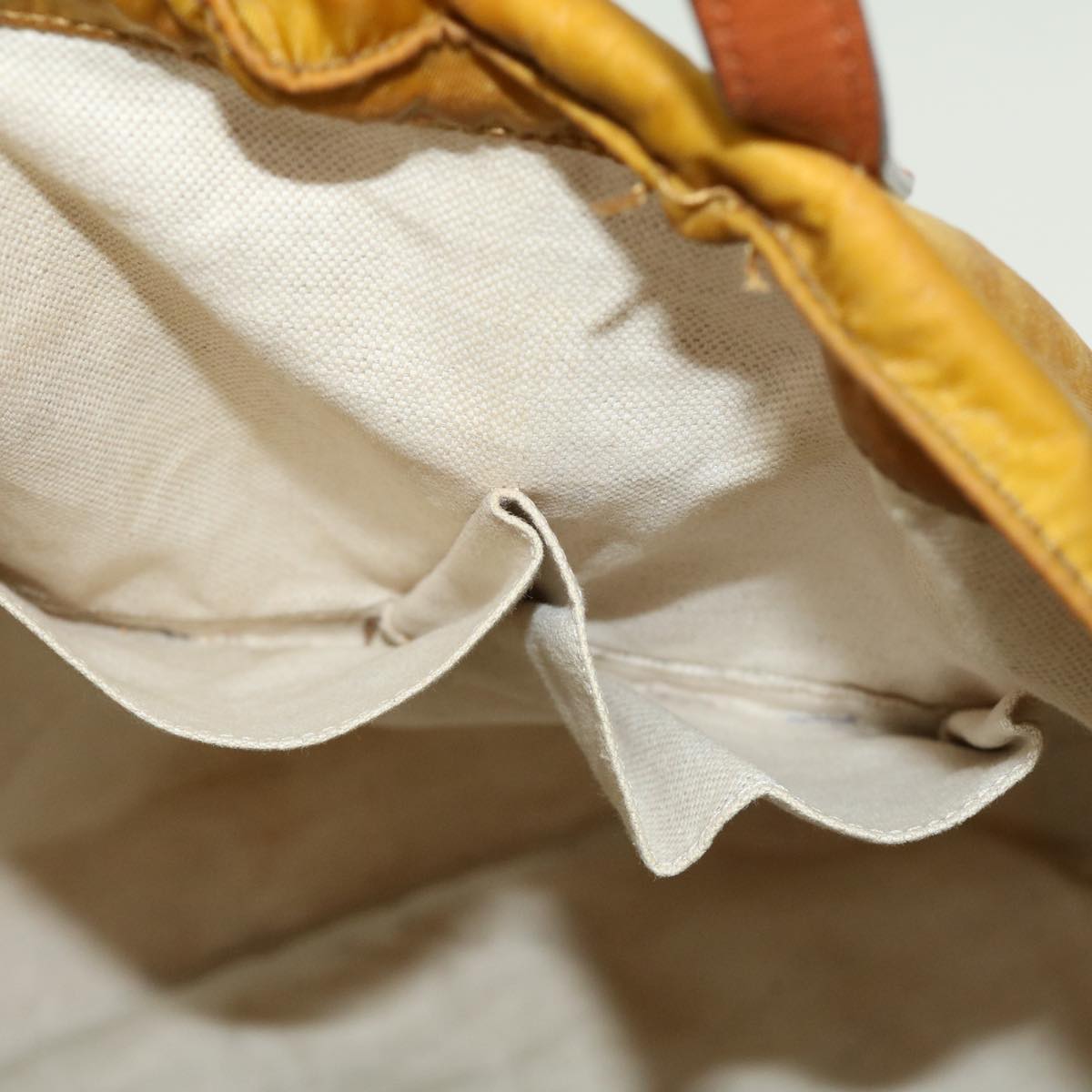GUCCI GG Canvas Tote Bag Yellow 295252 ar9227