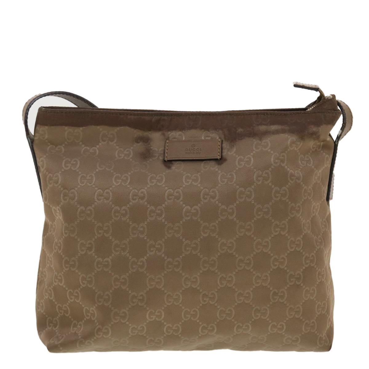 GUCCI GG Canvas Shoulder Bag Brown 314529 ar9228