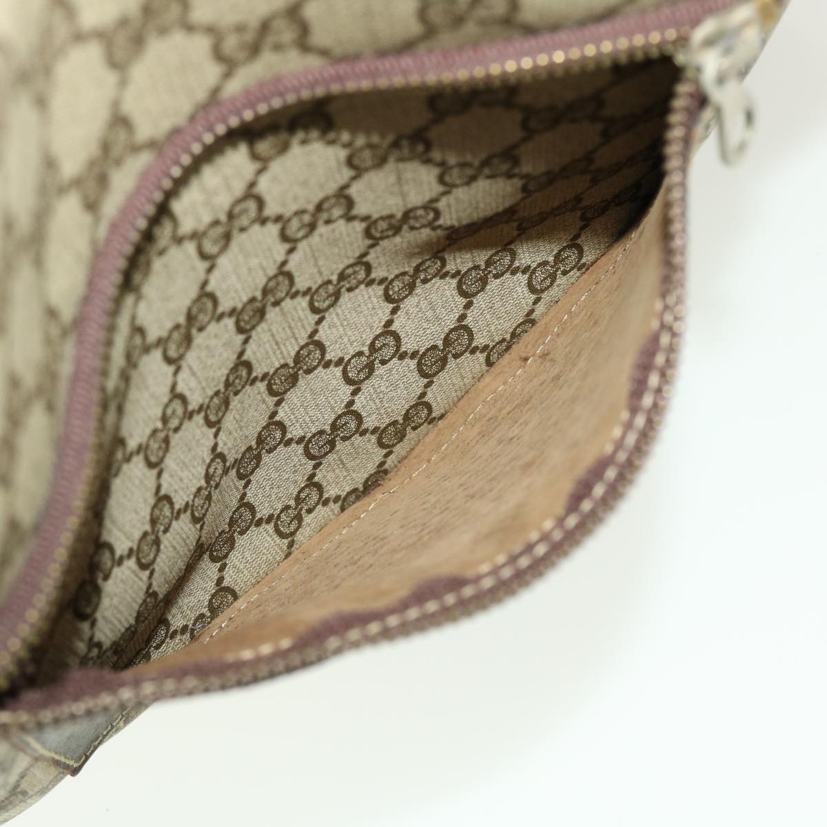 GUCCI GG Canvas Web Sherry Line Tote Bag Beige Red Green ar9393
