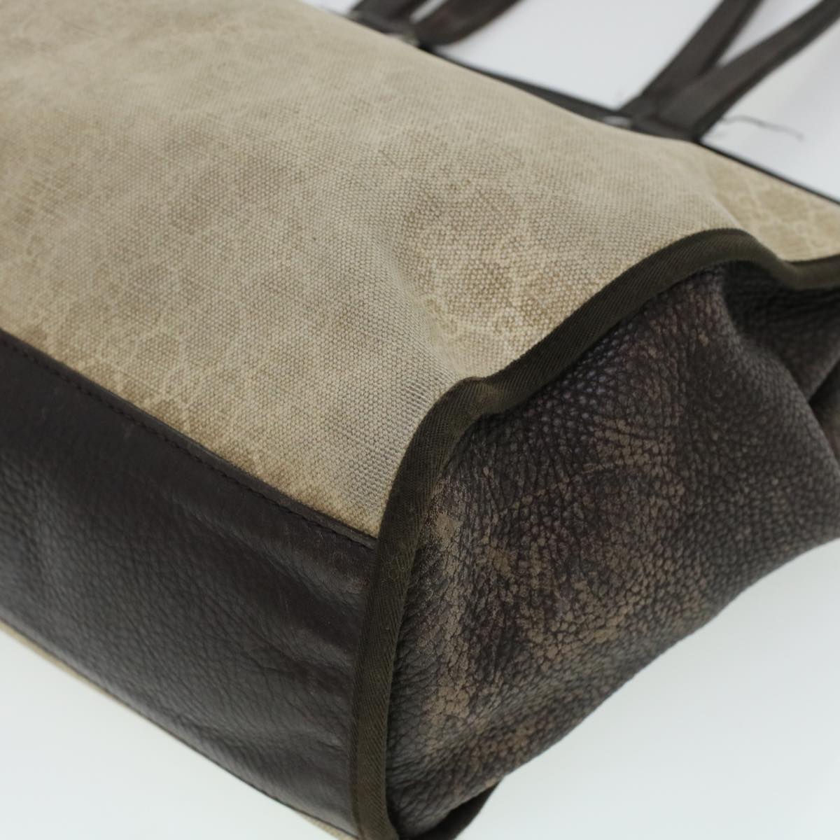 GUCCI GG Canvas Tote Bag Beige 281400 ar9407