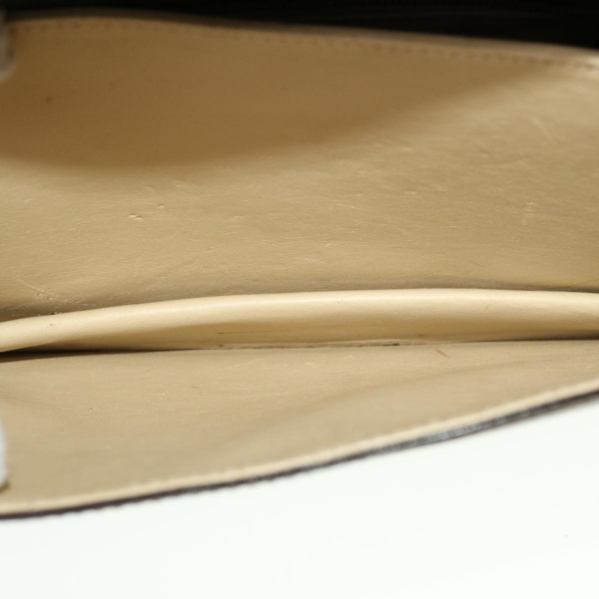 FENDI Shoulder Bag Leather Brown ar9569