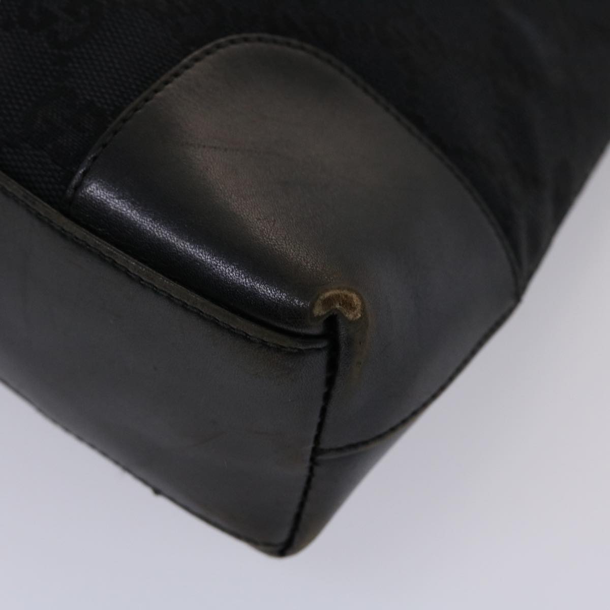 GUCCI GG Canvas Shoulder Bag Leather Black 001•4231 000926 ar9675B