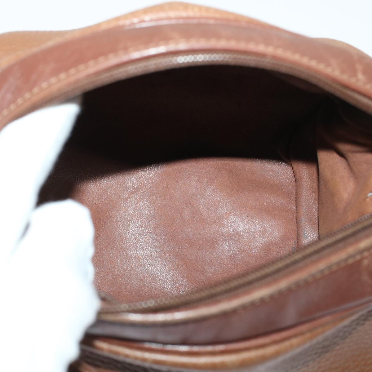GUCCI Shoulder Bag Leather Brown 007•115•5770 ar9679B