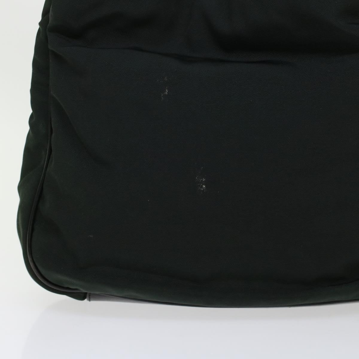 GUCCI Bamboo Shoulder Bag Nylon Leather Green 001 1638 3754 ar9698B