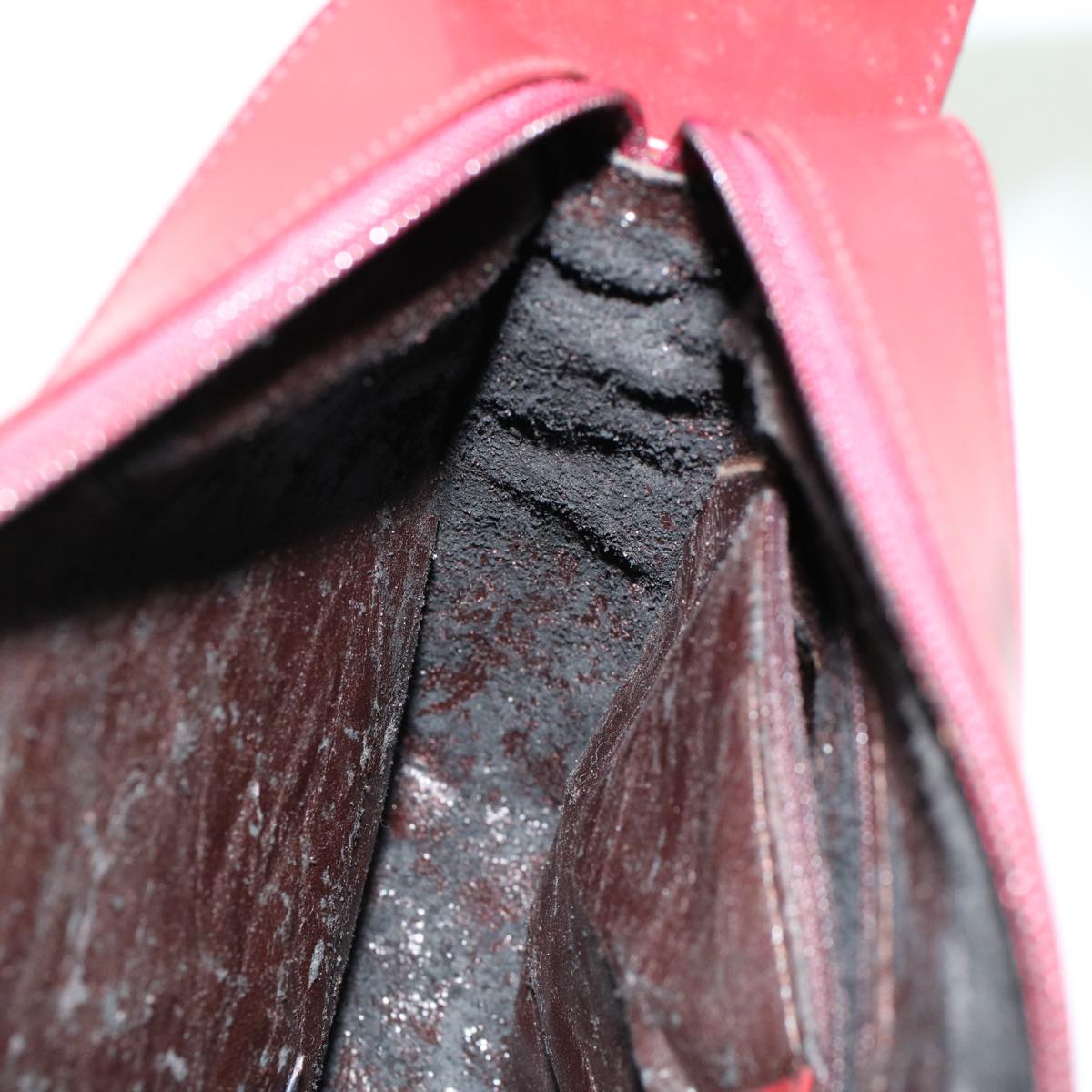 GUCCI Shoulder Bag Patent leather Red ar9699B