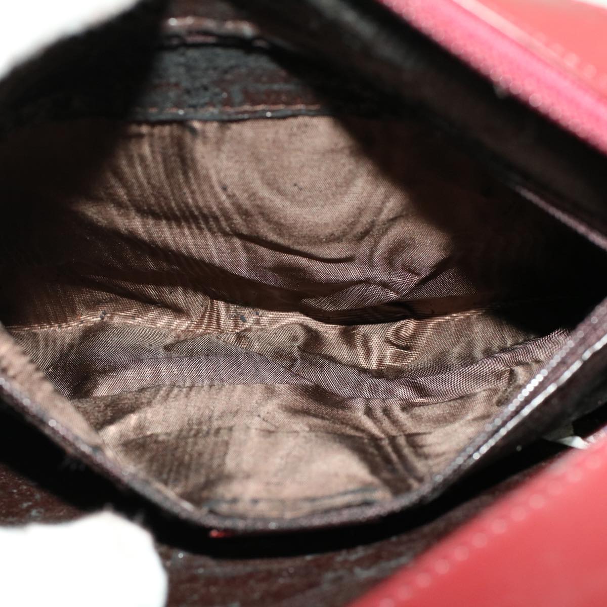 GUCCI Shoulder Bag Patent leather Red ar9699B
