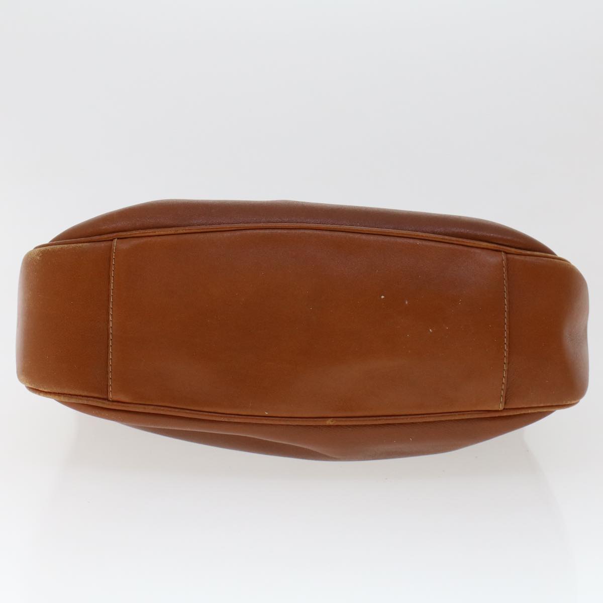 GUCCI Bamboo Hand Bag Leather 2way Brown 001•1638•2615 ar9706B