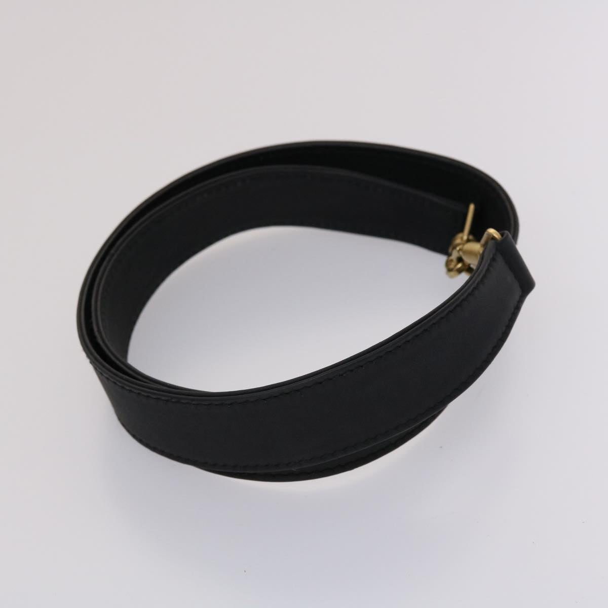 GUCCI Bamboo Hand Bag Suede 2way Black ar9709B