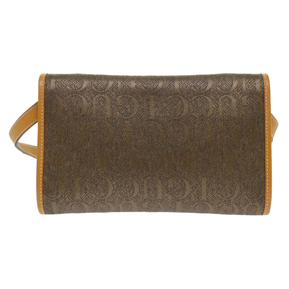 GUCCI Shoulder Bag Canvas Leather Brown 004.115.3410 ar9770