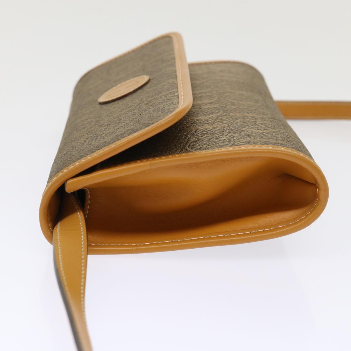 GUCCI Shoulder Bag Canvas Leather Brown 004.115.3410 ar9770