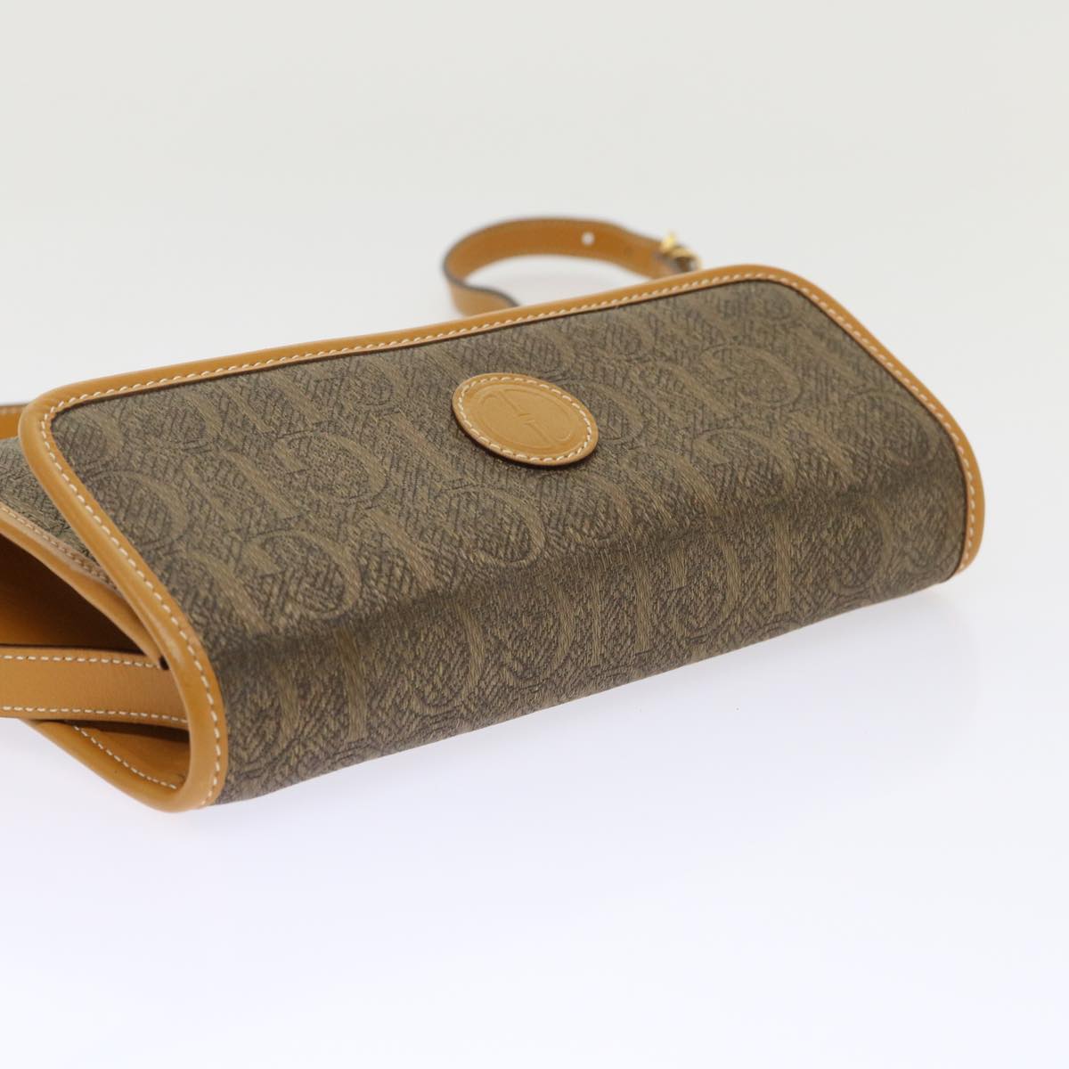 GUCCI Shoulder Bag Canvas Leather Brown 004.115.3410 ar9770