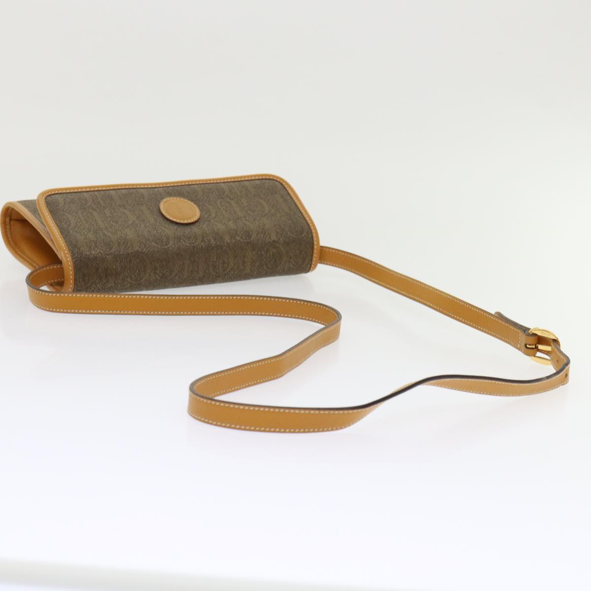 GUCCI Shoulder Bag Canvas Leather Brown 004.115.3410 ar9770