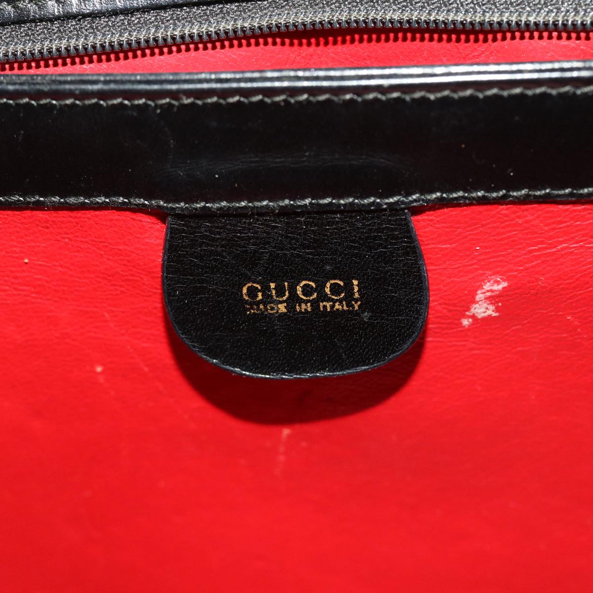GUCCI Bamboo Shoulder Bag Leather 2way Black 000.926.0175 ar9771