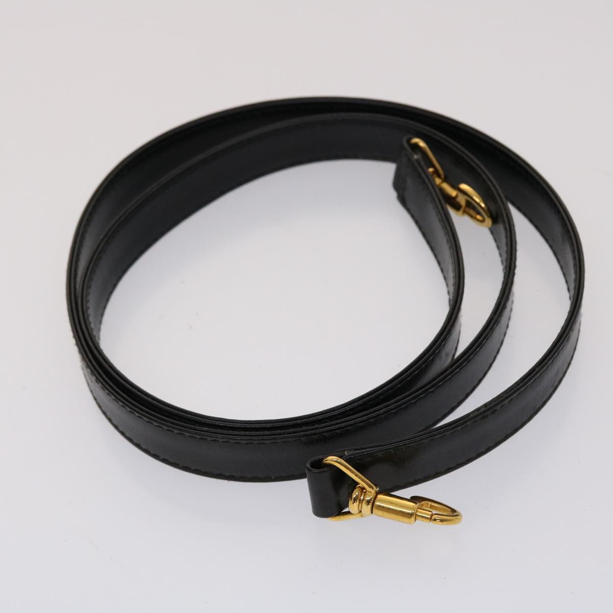 GUCCI Bamboo Shoulder Bag Leather 2way Black 000.926.0175 ar9771