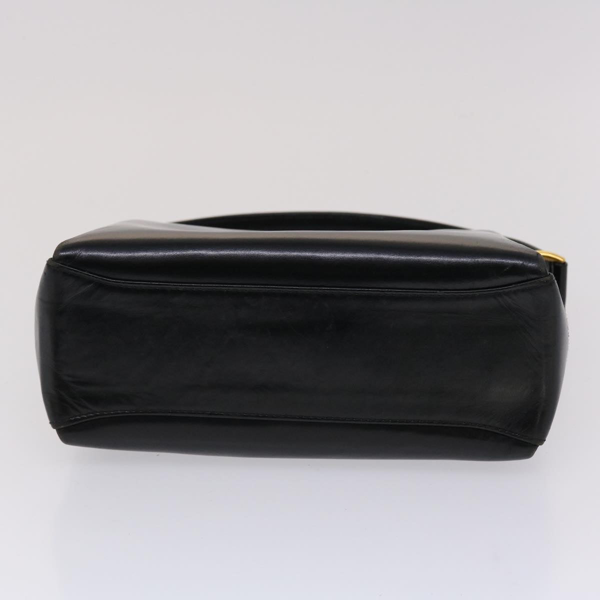 GUCCI Bamboo Shoulder Bag Leather 2way Black 000.926.0175 ar9771