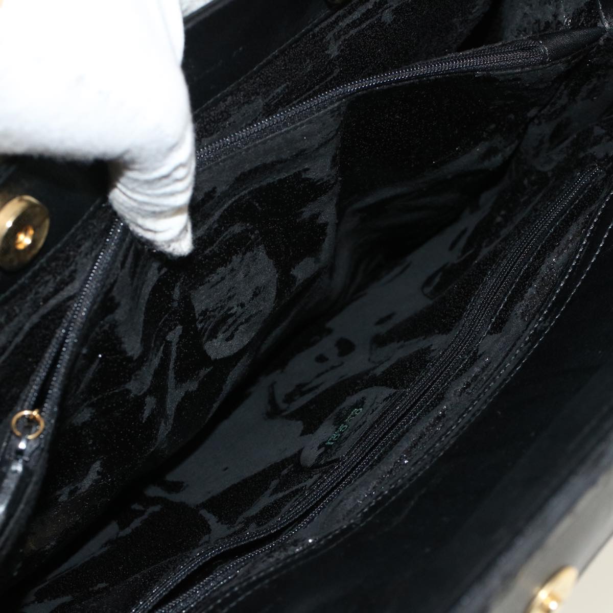 GUCCI Bamboo Hand Bag Leather 2way Black 002.2855.0322.0 ar9879B
