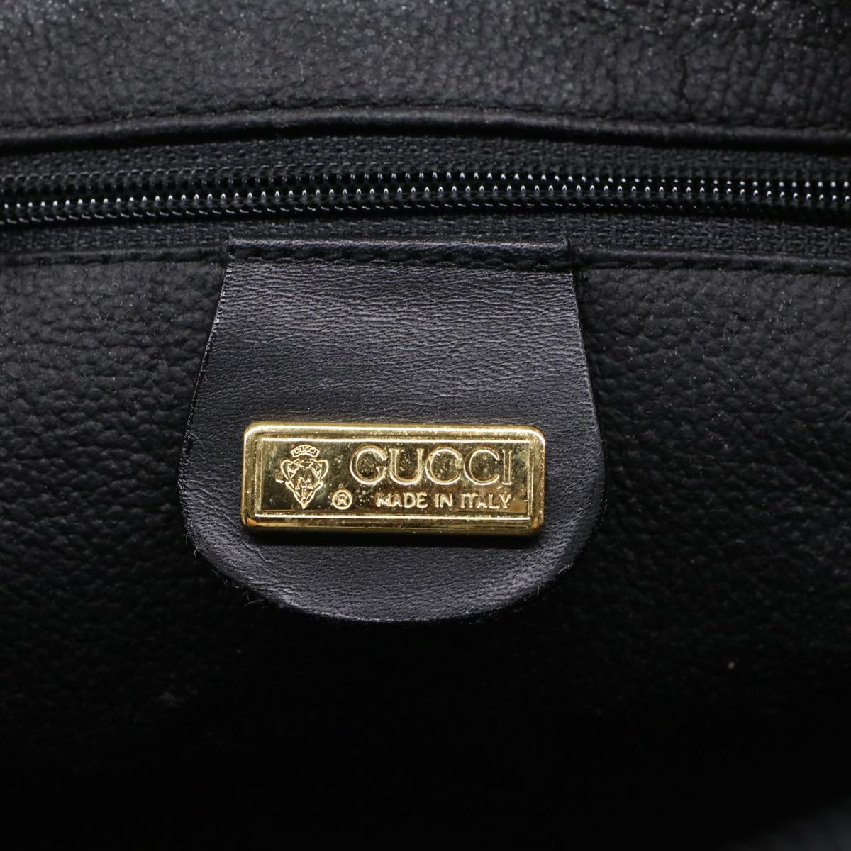 GUCCI GG Canvas Shoulder Bag Coated Canvas Black 007•115•0083 ar9924