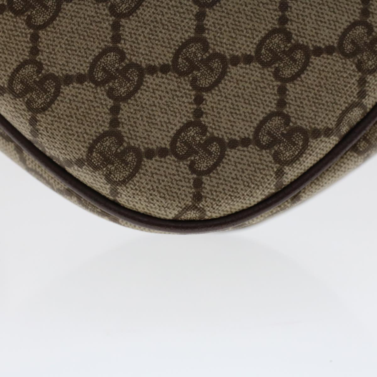 GUCCI GG Canvas Web Sherry Line Shoulder Bag Beige 001•193•6177 ar9950