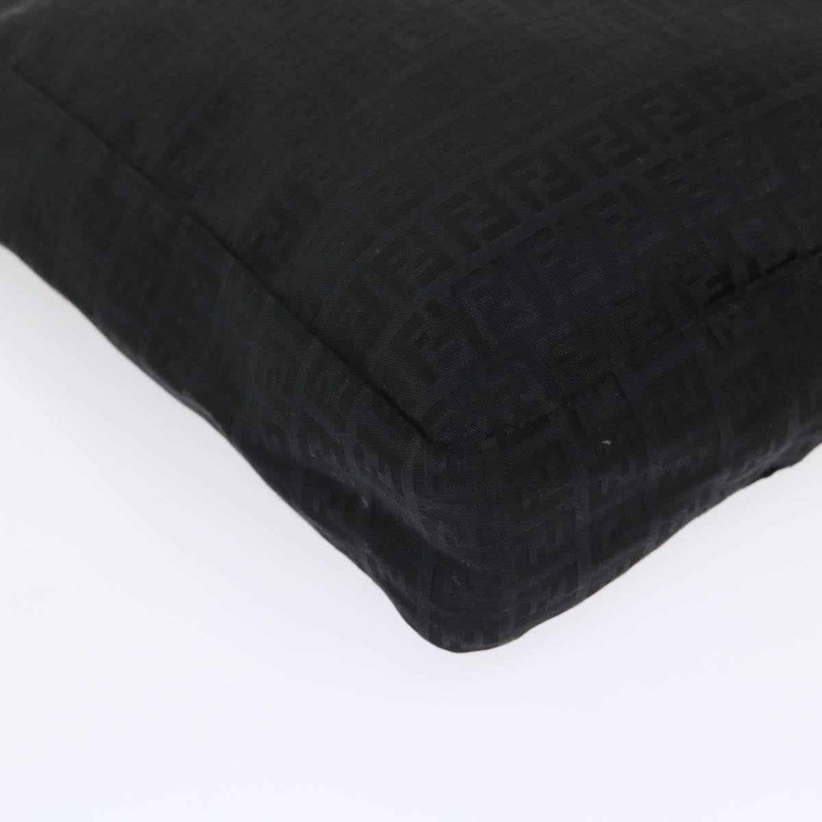 FENDI Zucchino Canvas Tote Bag Black ar9954