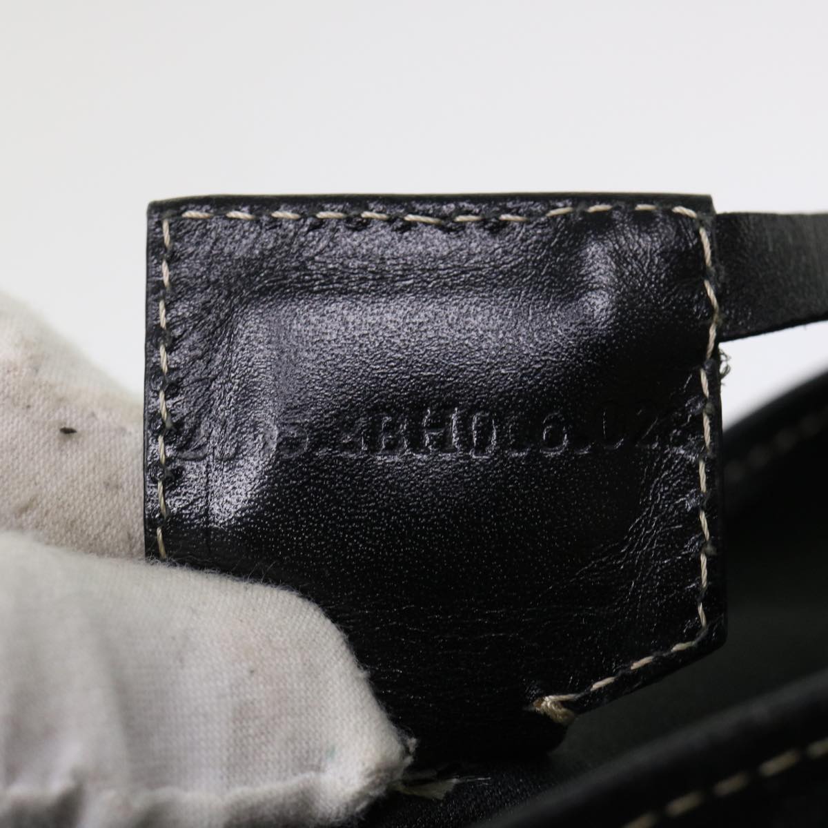 FENDI Zucchino Canvas Tote Bag Black ar9954