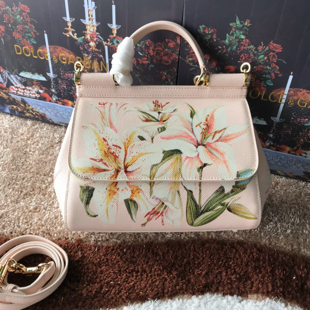 GLAMI MeGLAMIum Sicily Handbag Unique Print Motifs Muticolour For Women 10.2in/26cm GLAMI