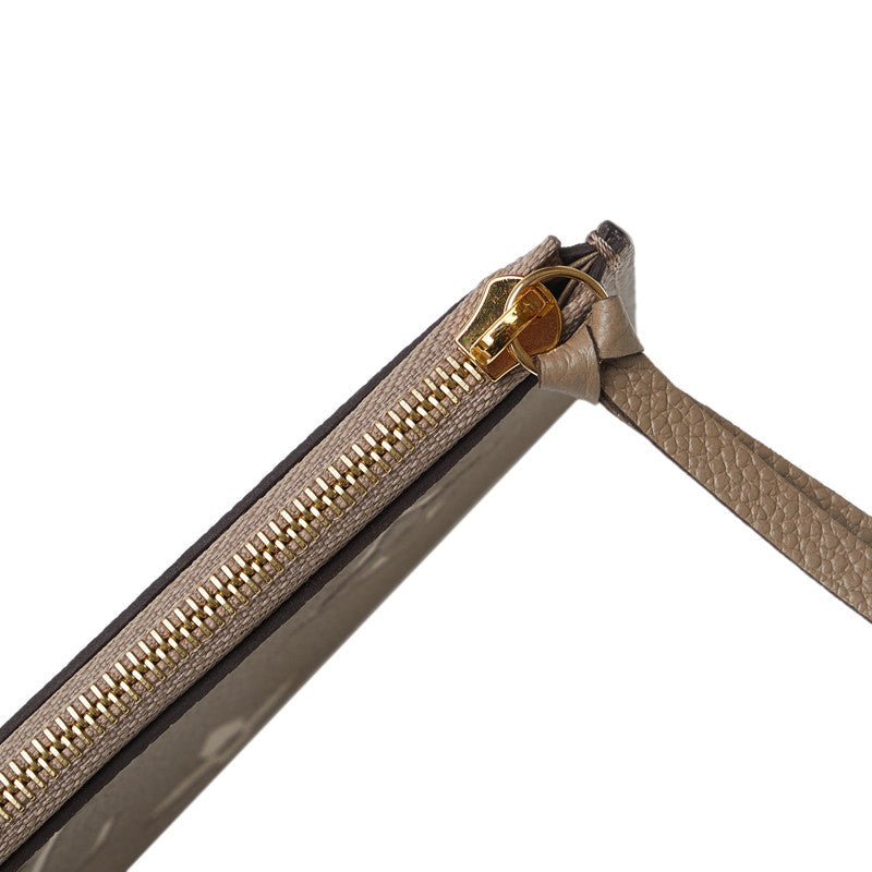 Louis Vuitton Monogram Implant Poschet Felice Chain  M82480 Étope Grey Leather  Louis Vuitton