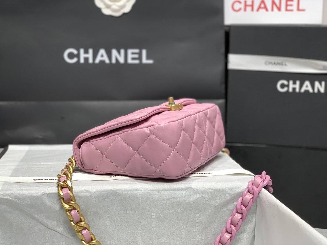 CHLSmall Flap Bag Gold-Tone Metal PiNike Bag For Women 16cm/6.2in