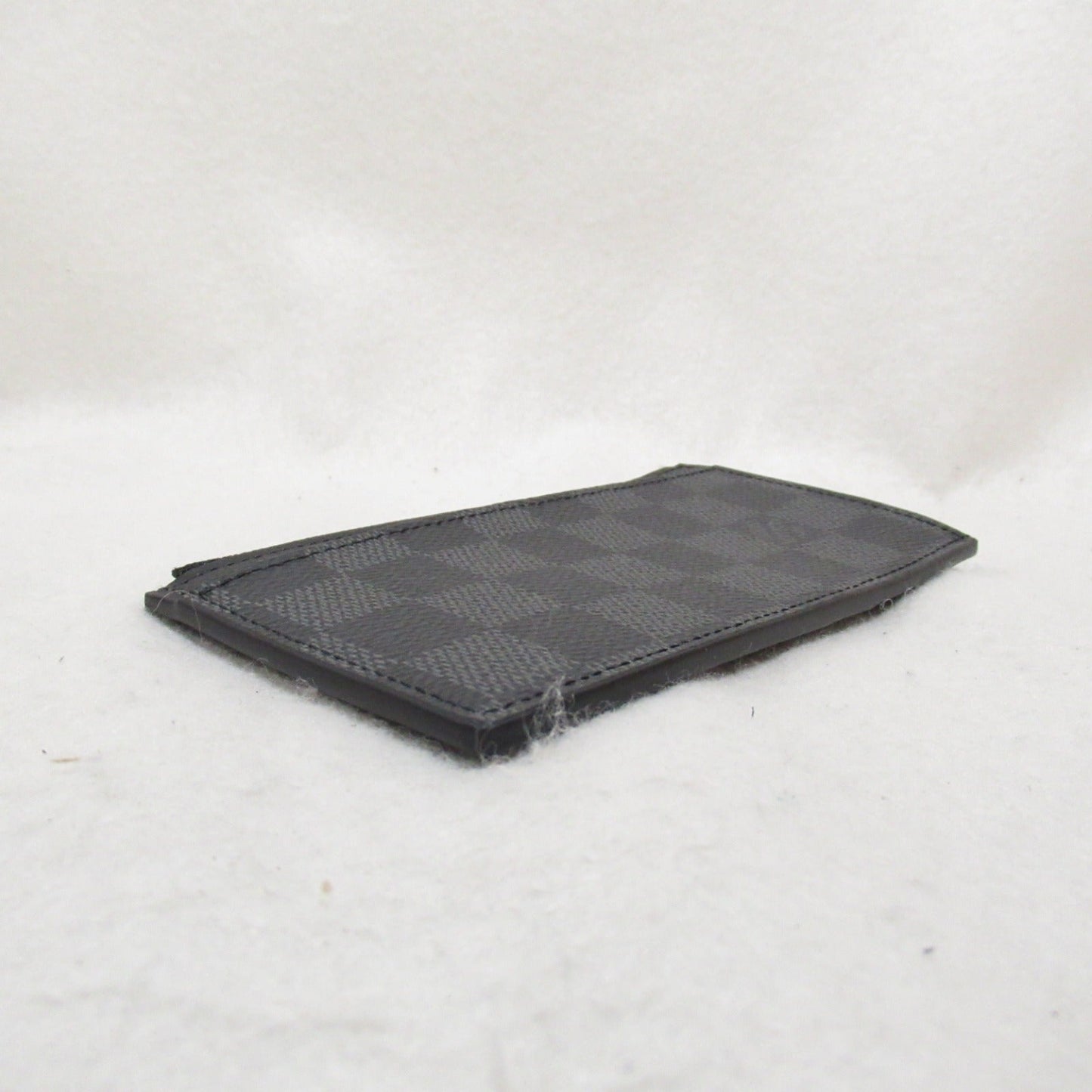 Louis Vuitton Coin Card Her Coin Case Coin Case Wallet PVC Coated Canvas Damier Graffit Men Black N64038