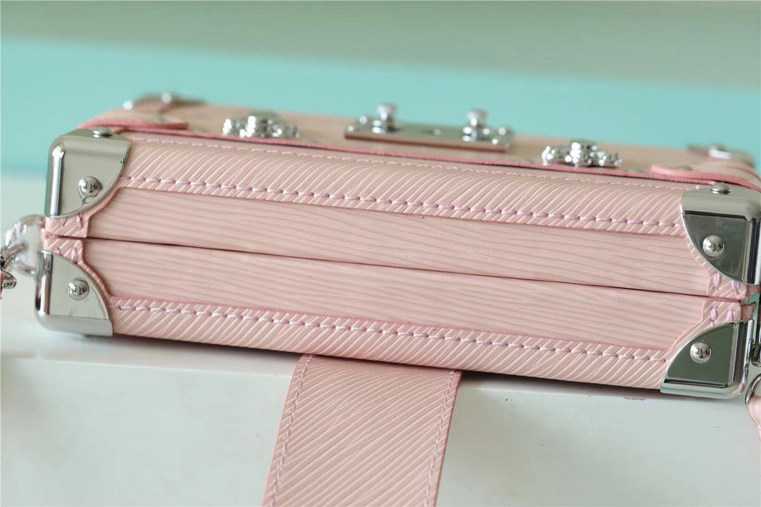 LV Petite Malle Epi Light Pink For Women,  Shoulder And Crossbody Bags 7.9in/20cm LVÃ‚Â 