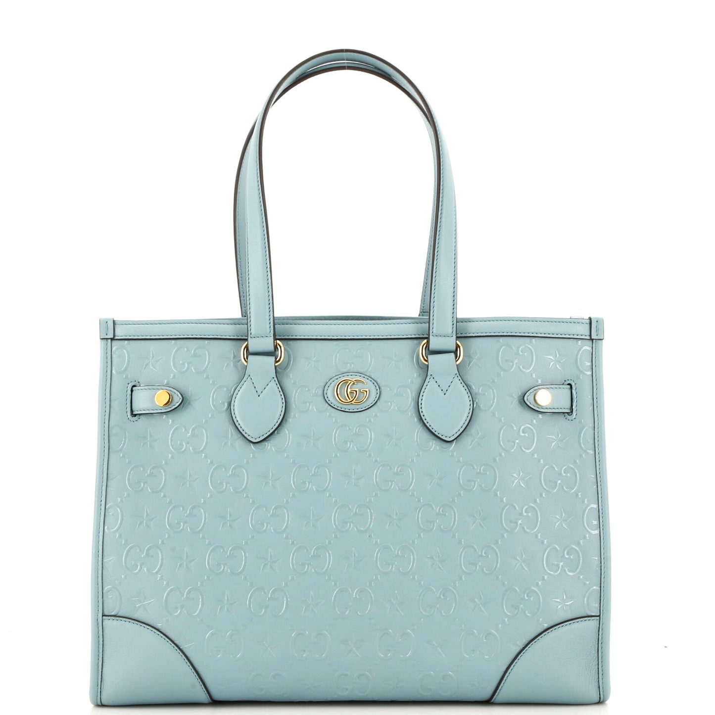 Star Tote GG Embossed Leather Medium