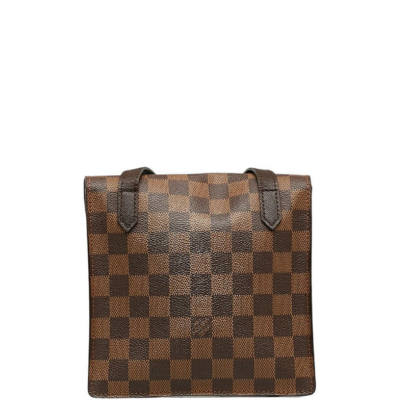 Louis Vuitton Damiere Pimrico Shoulder Bag N45272 Brown PVC Leather  Louis Vuitton