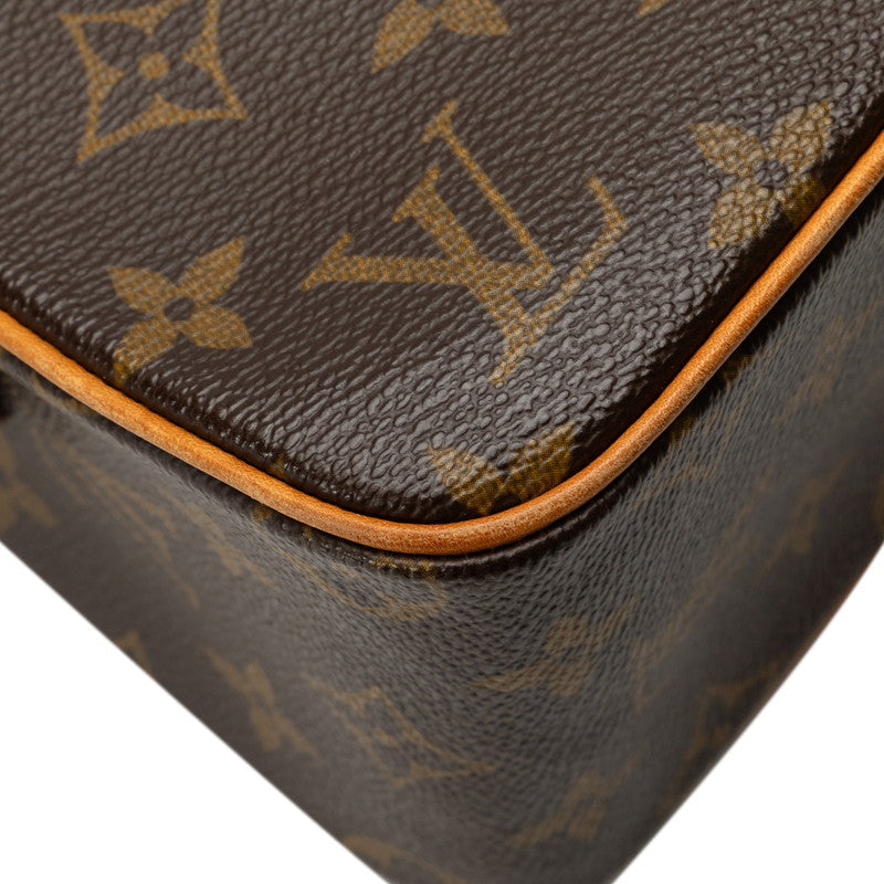 Louis Vuitton Monogram M51164 Shoulder Bag PVC/Leather Brown