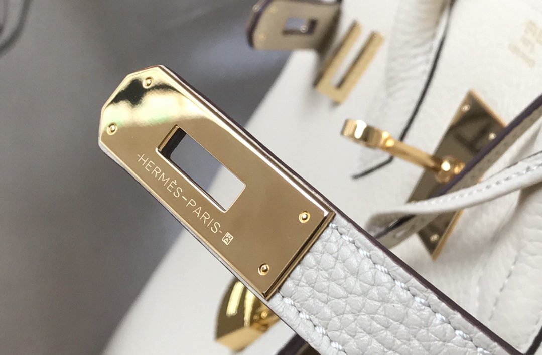GLAMI Birkin Cream With Gold Hardware Bag For Women, Handbags, Shoulder Bags 30cm/12in