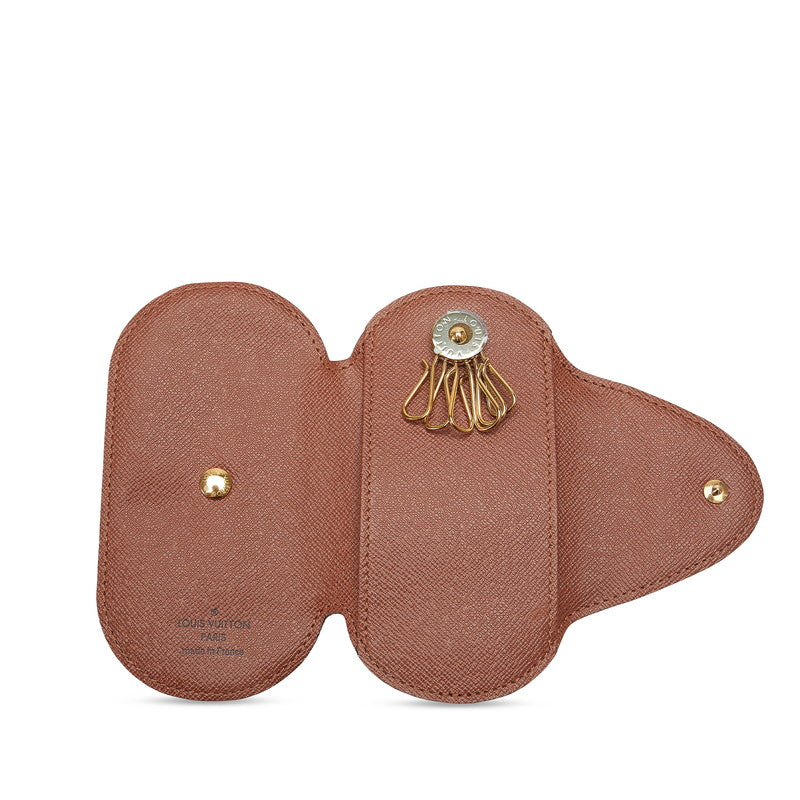 Louis Vuitton Monogram Multicell Rong GM 6 Series Keycase M60116 Brown PVC Leather Lady Louis Vuitton