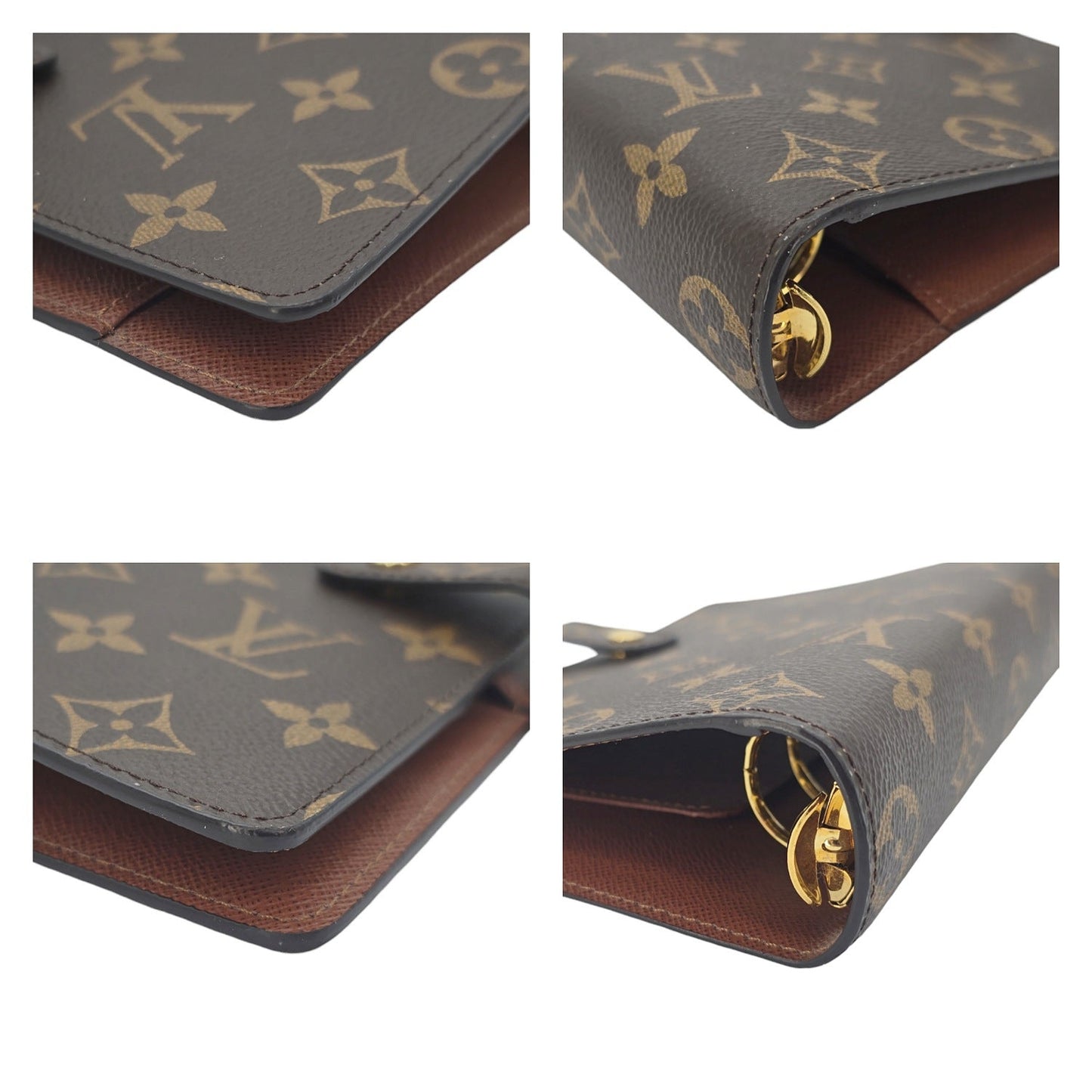 Louis Vuitton Monogram Medium Ring Agenda Cover