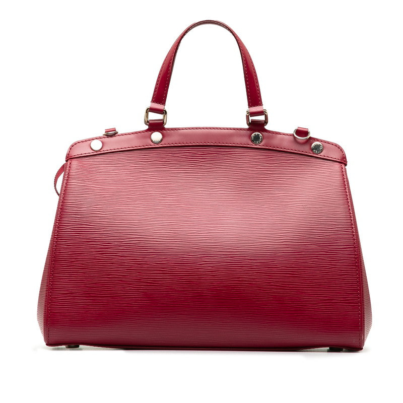 Louis Vuitton Epi Blair MM Tote Handbag Leather Carmine Red M4030E