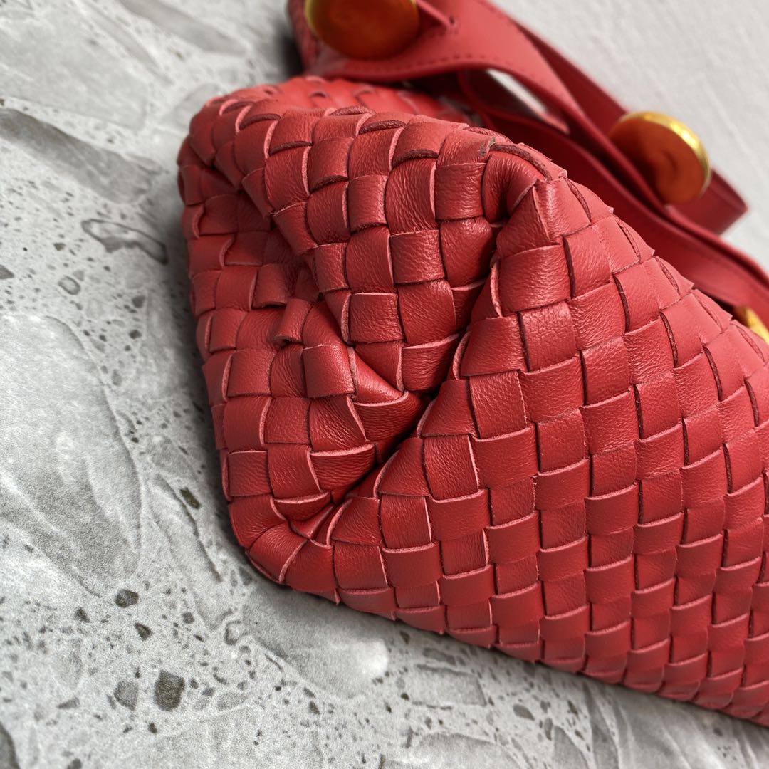 GLAMI Intrecciato Shoulder Bag Red, For Women, WomenÃ¢â‚¬â„¢s Bags 10.2in/26cm