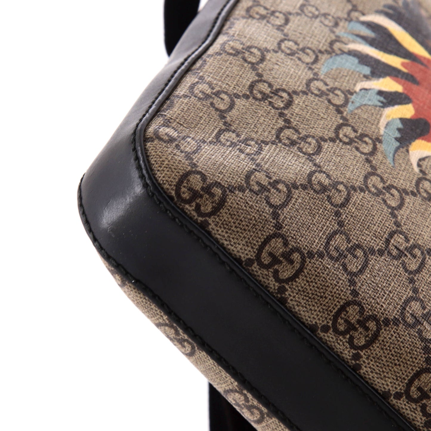 Flat Messenger Bag Printed GG Coated Canvas Medium
