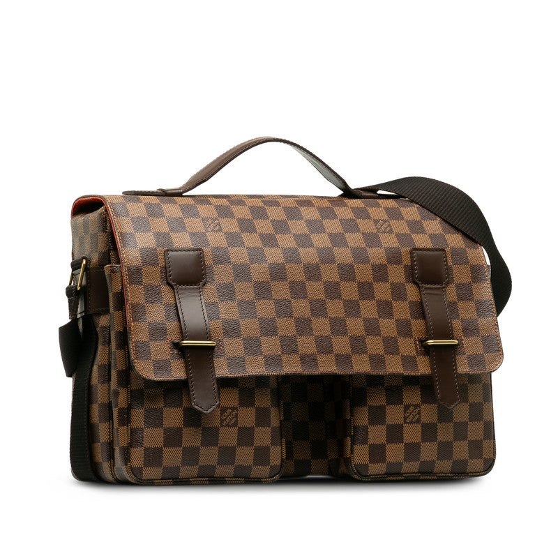 Louis Vuitton Damier N42270 Shoulder Bag PVC/Leather Brown