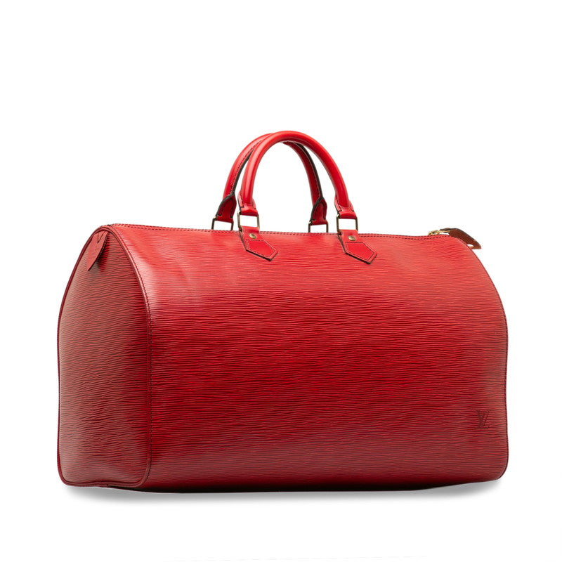 LOUIS VUITTON Epi Speedy 40 Boston Bag Handbag M42987 Castilian Red Ladies
