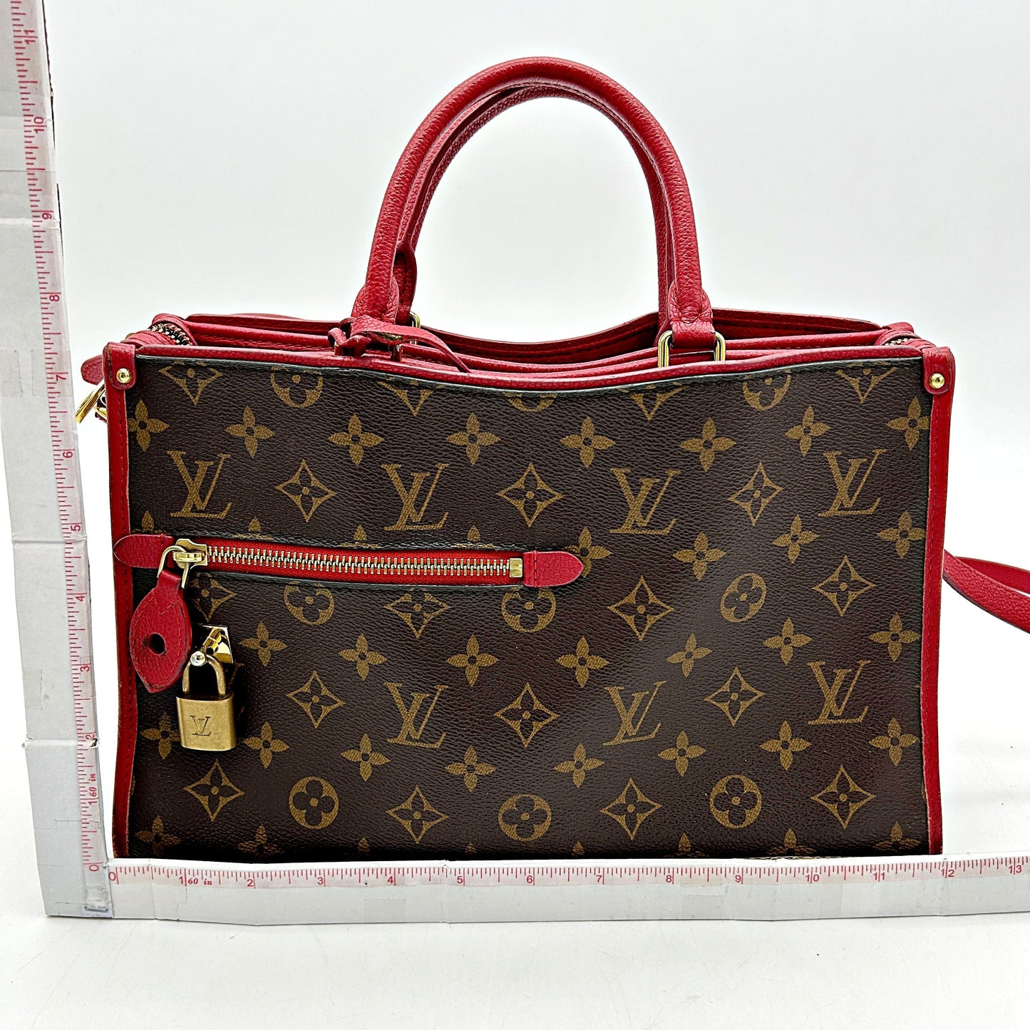 GLM-Cerise Monogram Canvas Popincourt PM Bag LA26901
