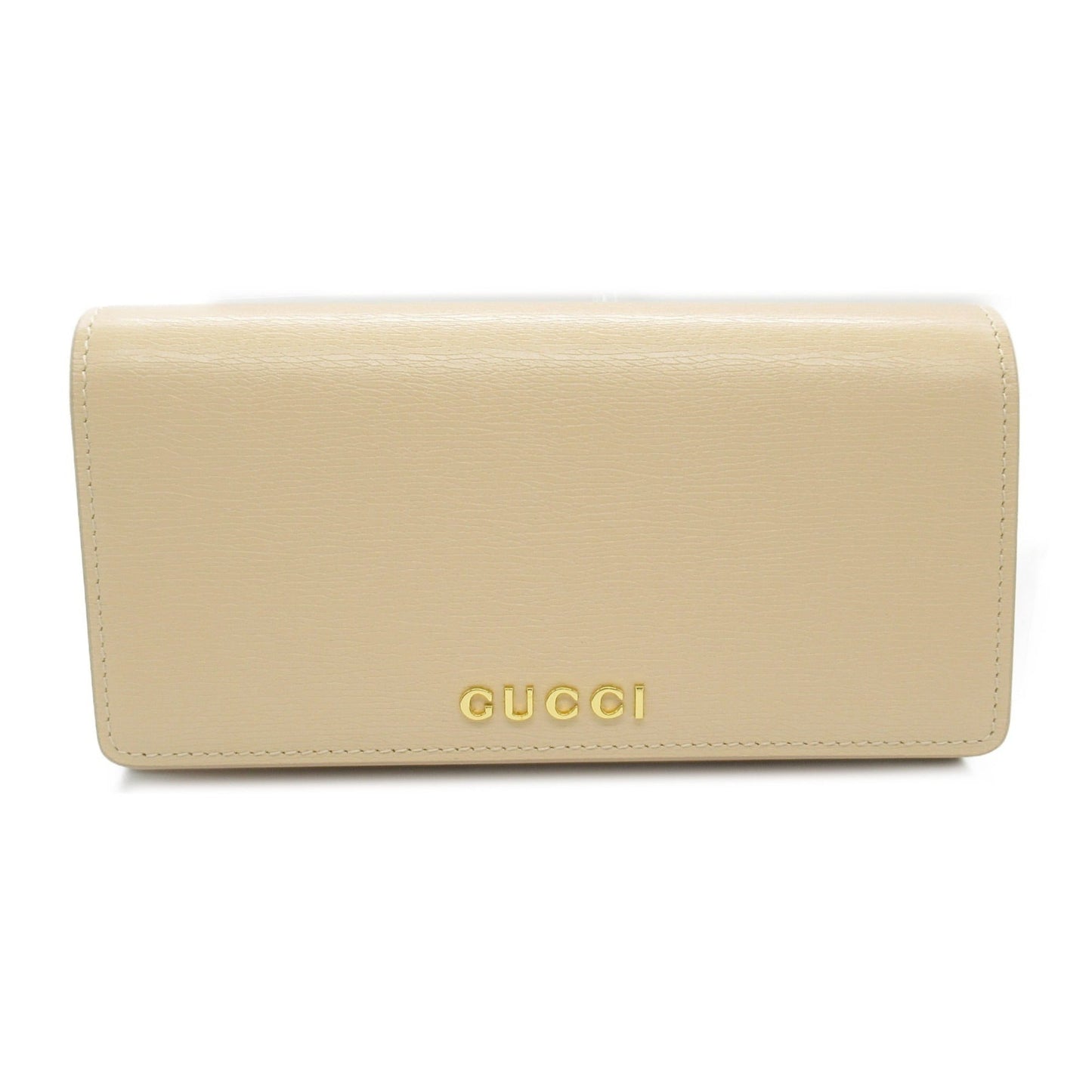 Gucci    Leather Long Wallet (Bi-Fold) (Pre-Owned)