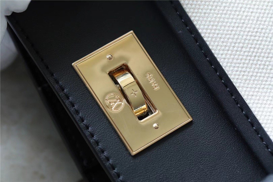 LV On My Side MM Bag Monogram GlamIower For Women 31cm/12.2 Inches Caramel Black LV M59842