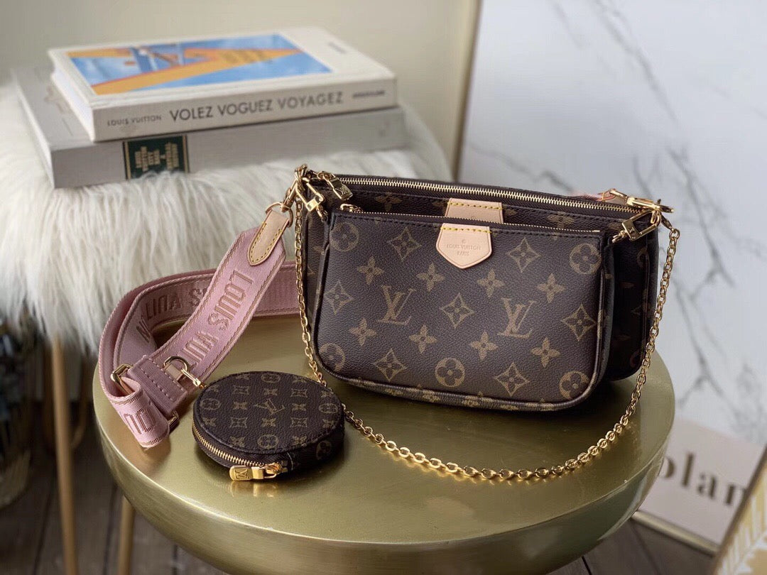 LV Multi Pochette AcGLAMIssoires Monogram Canvas For Women,  Shoulder And Crossbody Bags 24cm LV M44840