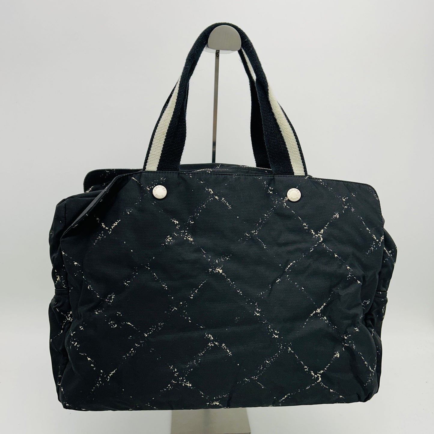 Chanel Dark Blue Fabric Handbag GP10183213