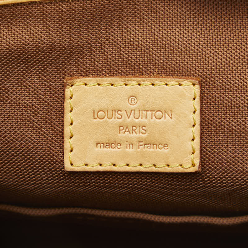 Louis Vuitton Monogram Batignol Handbag M51156 Brown PVC Leather  Louis Vuitton