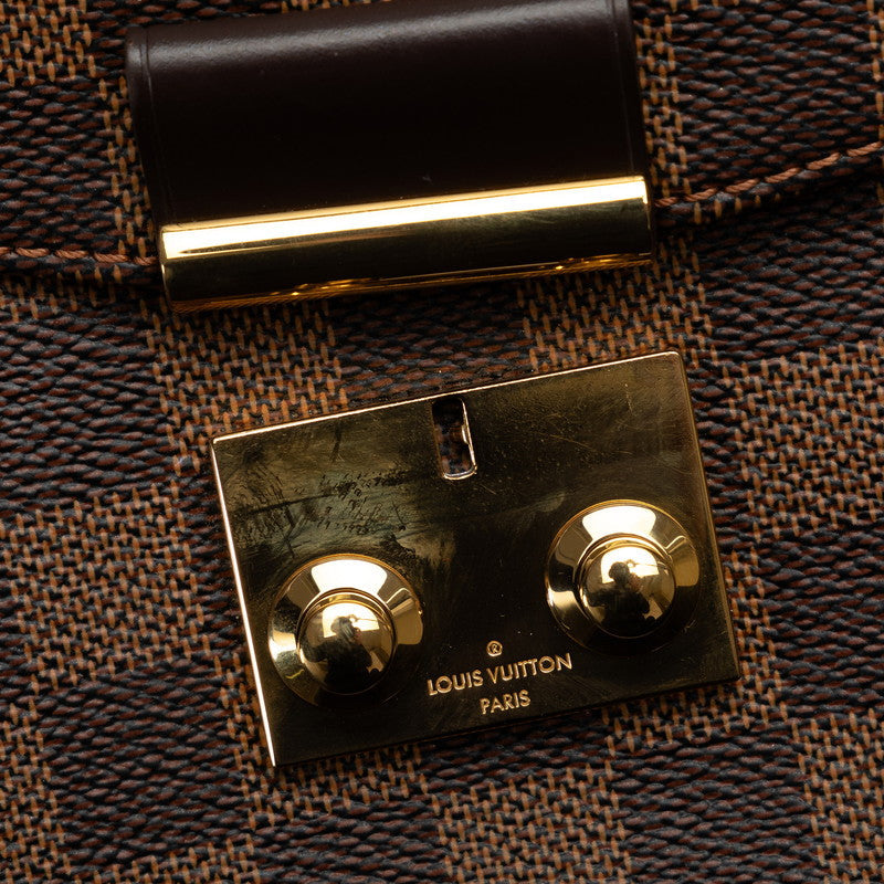 Louis Vuitton Louis Vuitton Damière N53000 Handbag PVC/Leather Brown