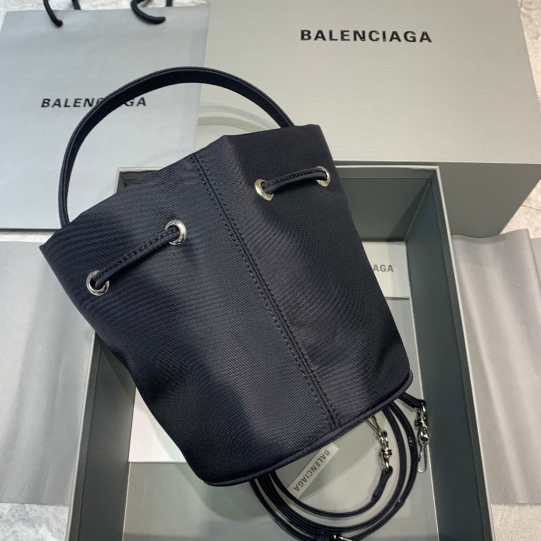 Balen Le Cagole MeGLAMIum Bucket Bag In Black, For Women,  Bags 11.8in/30cm
