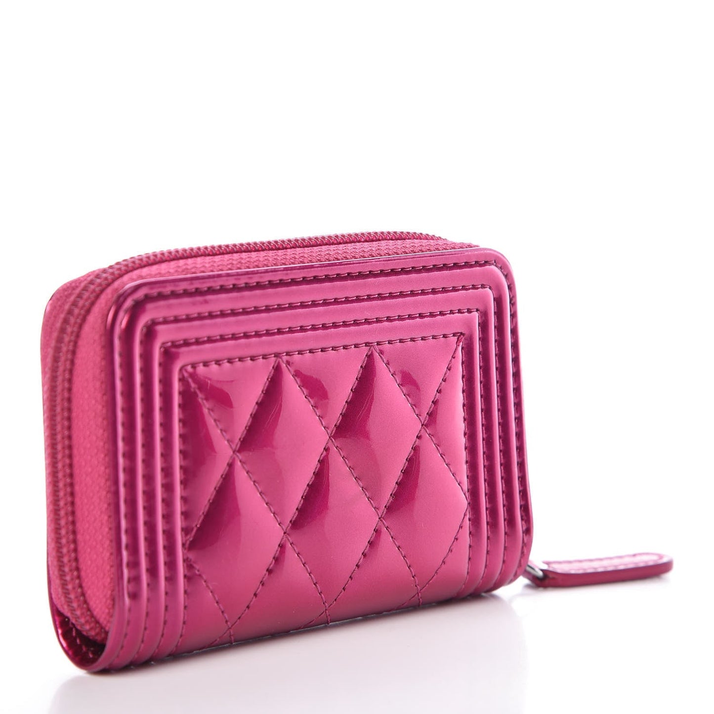 GLM-QUILTED ZIP AROUND BOY COIN PURSE